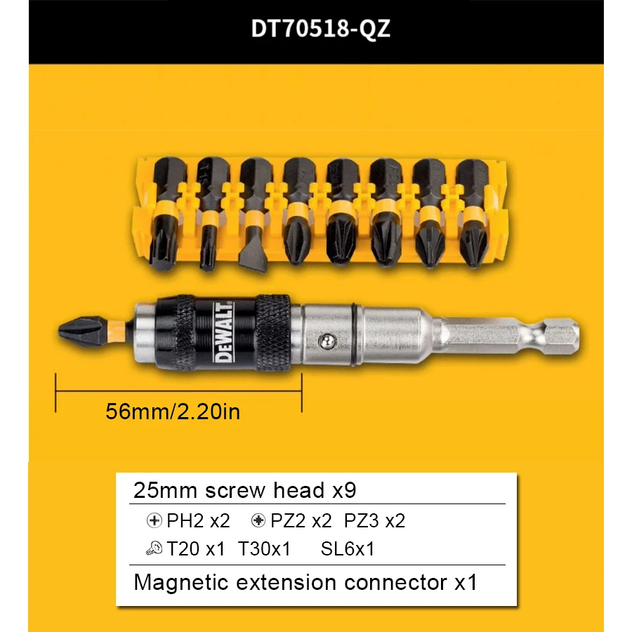 DEWALT DT70518T, 10 предметов, ударный крутящий момент EXTREME с шарнирной вставкой, соединительная планка, прочная многоцелевая насадка для электроинструмента
DEWALT DT70518T, 10 предметов, ударный крутящий момент EXTREME с шарнирной вставкой, соединительная планка, прочная многоцелевая насадка для электроинструмента