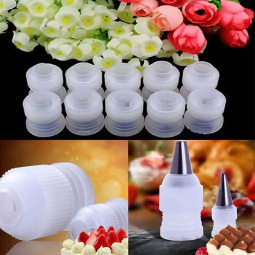 10PCS Cake Flower Pastry Tool Tinny Coupler Adaptor Icing Piping Nozzle Bag Set Cake Decorating Tools
10PCS Cake Flower Pastry Tool Tinny Coupler Adaptor Icing Piping Nozzle Bag Set Cake Decorating Tools