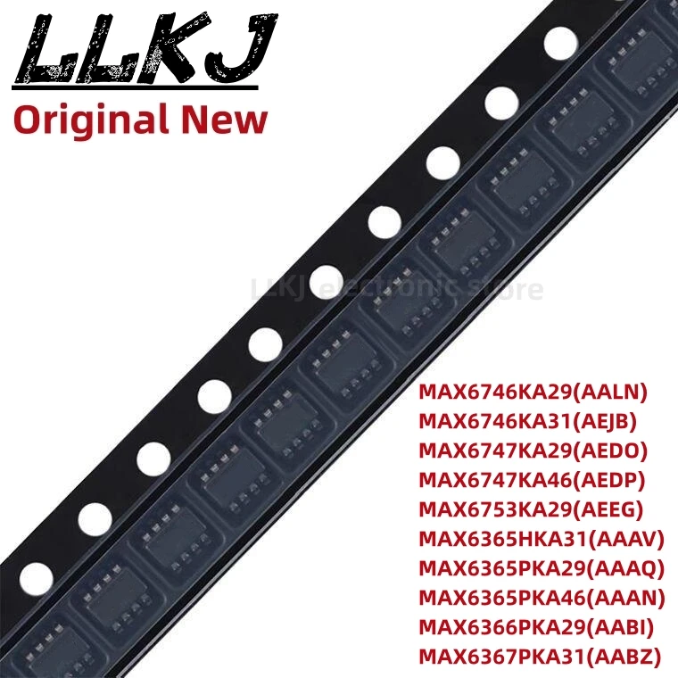 Набор микросхем MAX6365HKA 6366 6367PKA 6746 6747 6753KA29 31 46 + T SOT23-8, 1 шт.
Набор микросхем MAX6365HKA 6366 6367PKA 6746 6747 6753KA29 31 46 + T SOT23-8, 1 шт.