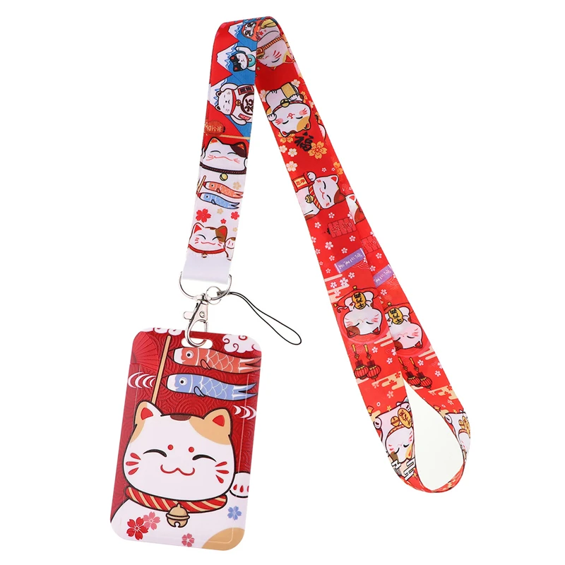 Lucky mascot cat Keychain Lanyards Id Badge Holder ID Card Pass Gym Mobile Phone Badge Holder Key Strap Webbings Ribbons Gifts
Lucky mascot cat Keychain Lanyards Id Badge Holder ID Card Pass Gym Mobile Phone Badge Holder Key Strap Webbings Ribbons Gifts