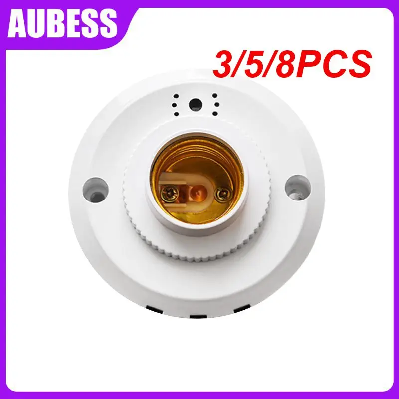 3/5/8PCS Sound Sensor Save Energy E27 Voice Sensor Lampholder Automatic Control Fine Workmanship Intelligent Lampholder
3/5/8PCS Sound Sensor Save Energy E27 Voice Sensor Lampholder Automatic Control Fine Workmanship Intelligent Lampholder