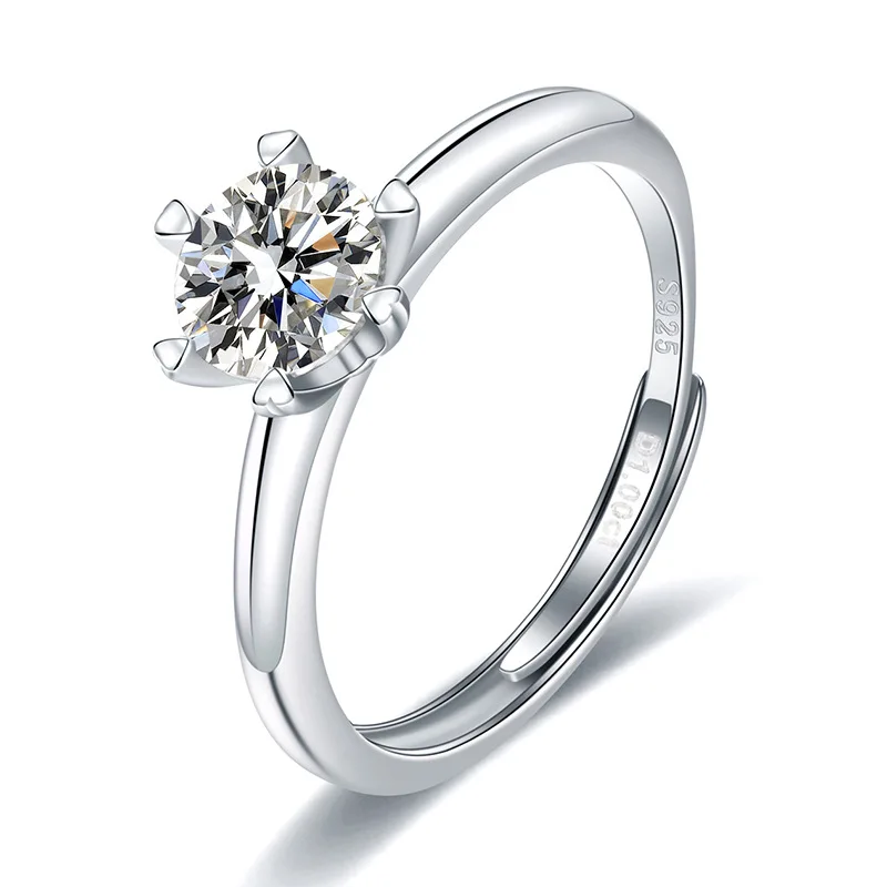 Moissanite Ring with Certificate Wedding Ring with Diamond Simple Six Claw Proposal Ring Wedding Ring Silver 925 Jewelry
Moissanite Ring with Certificate Wedding Ring with Diamond Simple Six Claw Proposal Ring Wedding Ring Silver 925 Jewelry