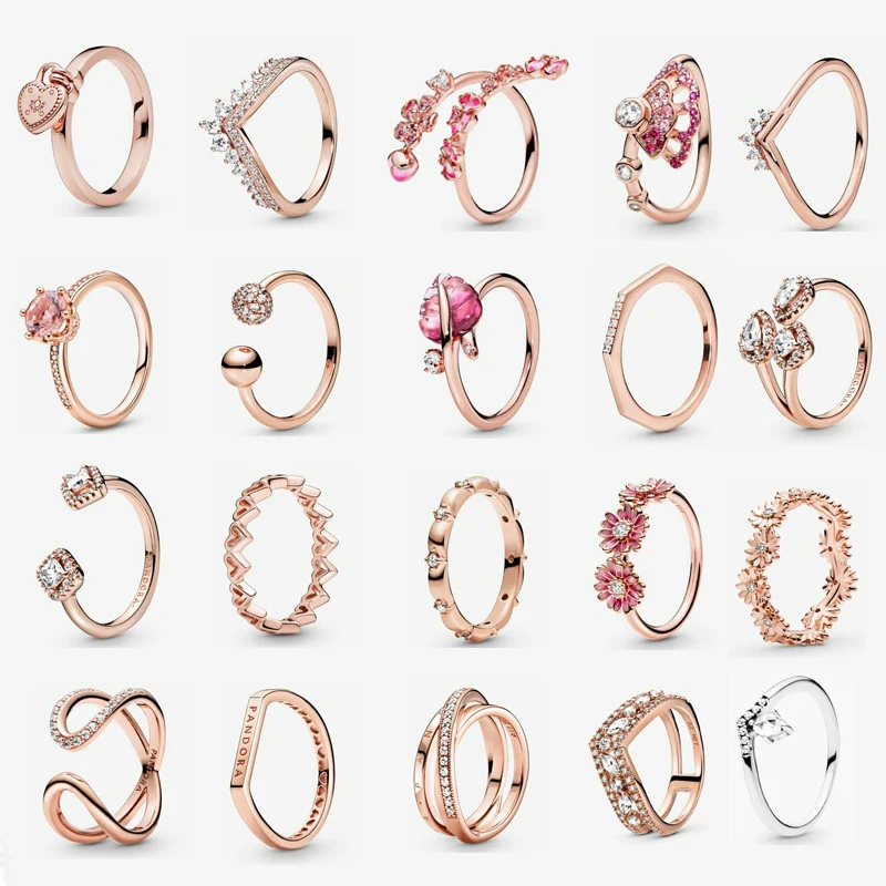 Various Colors Sterling Silver Couple Pandora Rings Hot Sale New Product Offer 925 Original Design Charm Jewelry DIY High-end Je
Various Colors Sterling Silver Couple Pandora Rings Hot Sale New Product Offer 925 Original Design Charm Jewelry DIY High-end Je