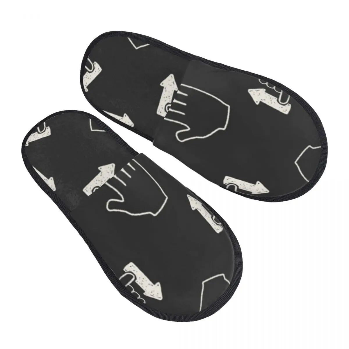 Зимние тапочки для женщин и мужчин, пушистые теплые тапочки, домашние тапочки с рисунком жеста, обувь 
Зимние тапочки для женщин и мужчин, пушистые теплые тапочки, домашние тапочки с рисунком жеста, обувь