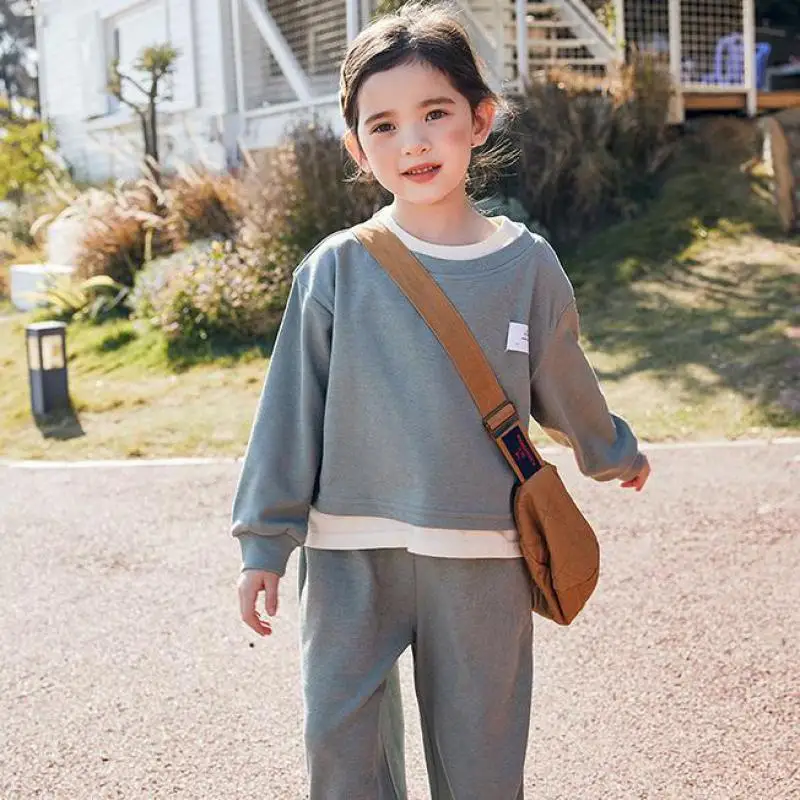 Spring Autumn 2 Piece Sweatshirt And Pants Outfits For Girls 2PCS Clothing Set Children Kids Casual Clothes Suits 3-14 Years
Spring Autumn 2 Piece Sweatshirt And Pants Outfits For Girls 2PCS Clothing Set Children Kids Casual Clothes Suits 3-14 Years