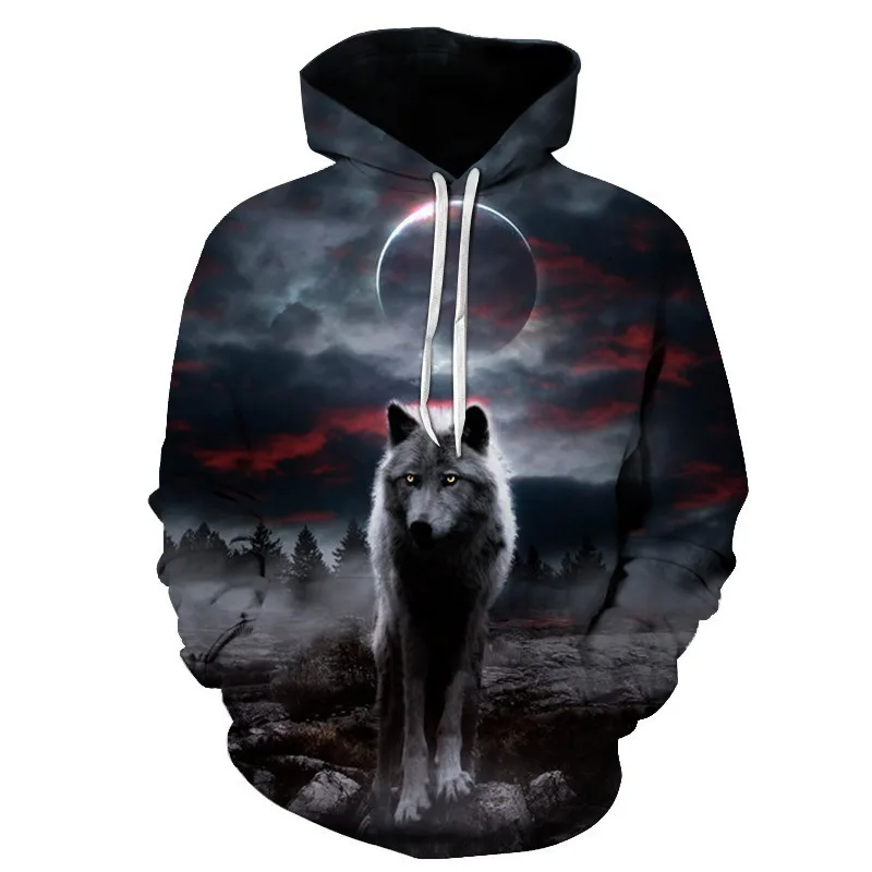 2022 New Spring Autumn 3d Wolf Printed Hoodies Men Long Sleeves Jackets Pullover Fashion Harajuku Tracksuits Animal Streetwear
2022 New Spring Autumn 3d Wolf Printed Hoodies Men Long Sleeves Jackets Pullover Fashion Harajuku Tracksuits Animal Streetwear