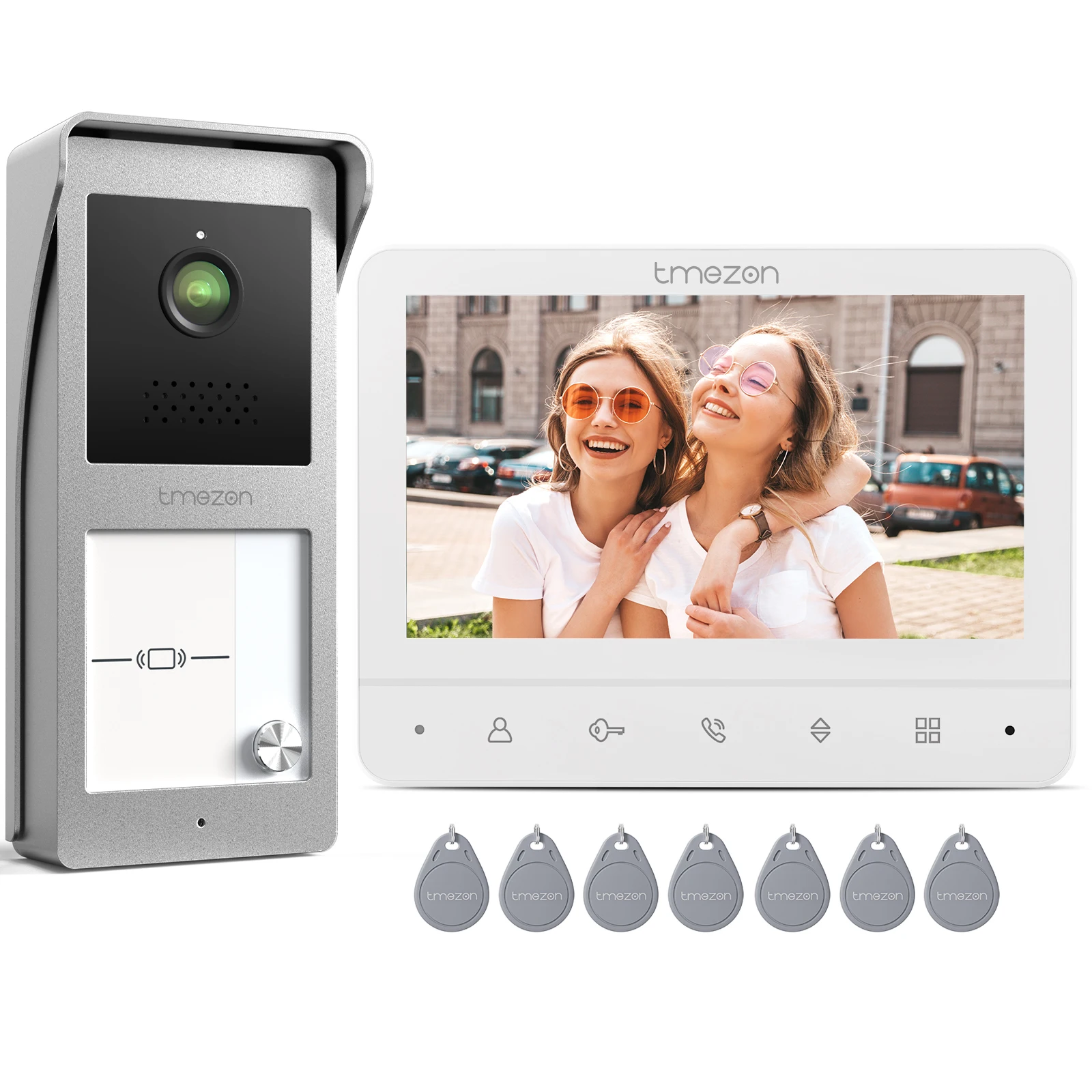 Видеодомофон TMEZON 7 дюймов проводной
Видеодомофон TMEZON 7 дюймов проводной