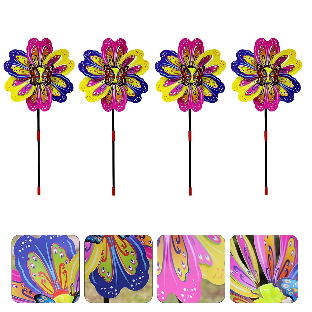 4pcs Flower Windmill Unique Prime Chic Kids Windmills Three-dimensional Windmill for Ourdoor Kids Children
4pcs Flower Windmill Unique Prime Chic Kids Windmills Three-dimensional Windmill for Ourdoor Kids Children