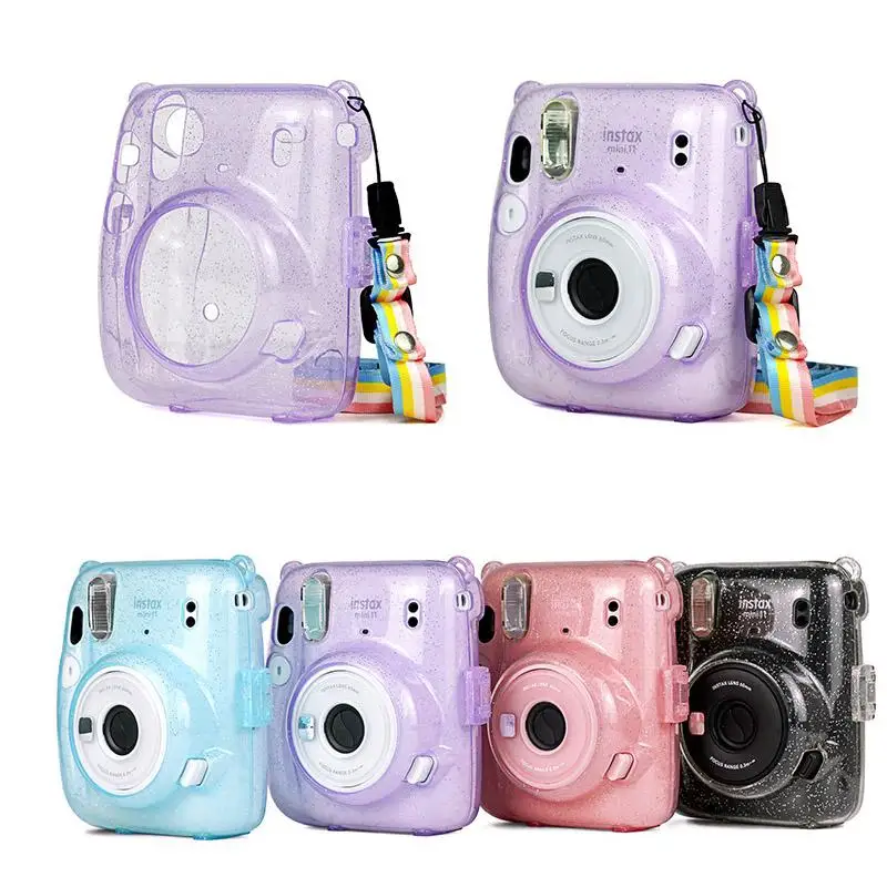 Прозрачный защитный чехол для Instax Mini 11 Fuji Fujifilm camera bag с защитой от падения |