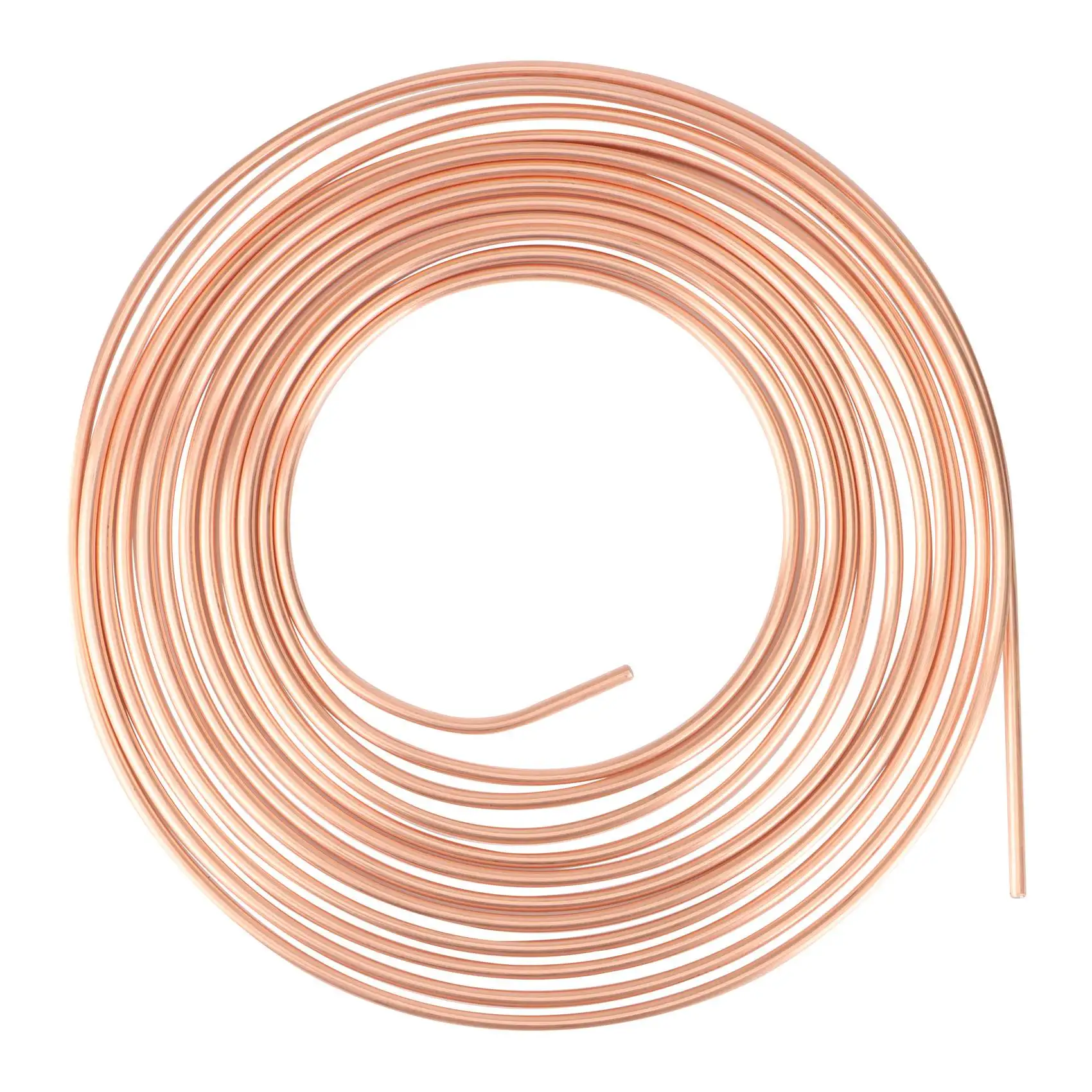 25Ft 7.62M Roll Tube Coil Of 3/16 Inch OD Copper Brake Pipe Hose Line Piping Joint Union with Male Female Nuts Fittings
25Ft 7.62M Roll Tube Coil Of 3/16 Inch OD Copper Brake Pipe Hose Line Piping Joint Union with Male Female Nuts Fittings