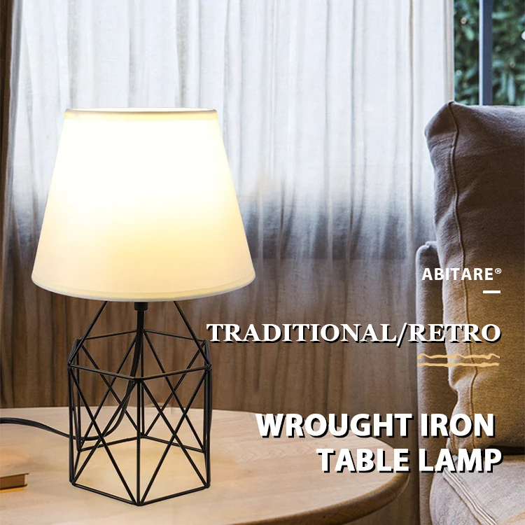 Home Decoration Ornaments Creativity Bedside Lamp Living Room Iron Table Lamp Bedroom Desk Night Lamp for LED/Incandescent Buld
Home Decoration Ornaments Creativity Bedside Lamp Living Room Iron Table Lamp Bedroom Desk Night Lamp for LED/Incandescent Buld