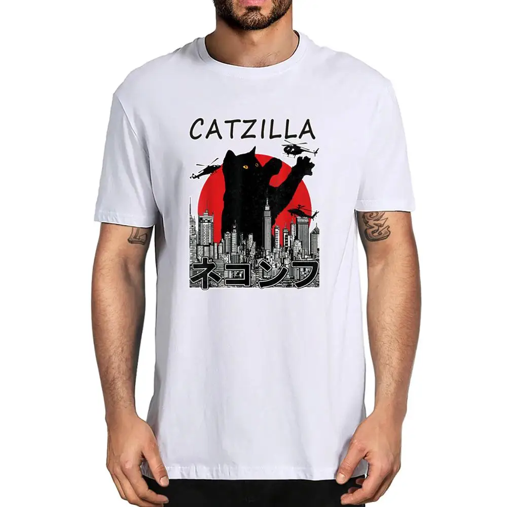 Unisex Catzilla Japanese Vintage Sunset Style Black Cat Lover Gifts Vintage Men's 100% cotton T-Shirt women soft top tee Gift
Unisex Catzilla Japanese Vintage Sunset Style Black Cat Lover Gifts Vintage Men's 100% cotton T-Shirt women soft top tee Gift
