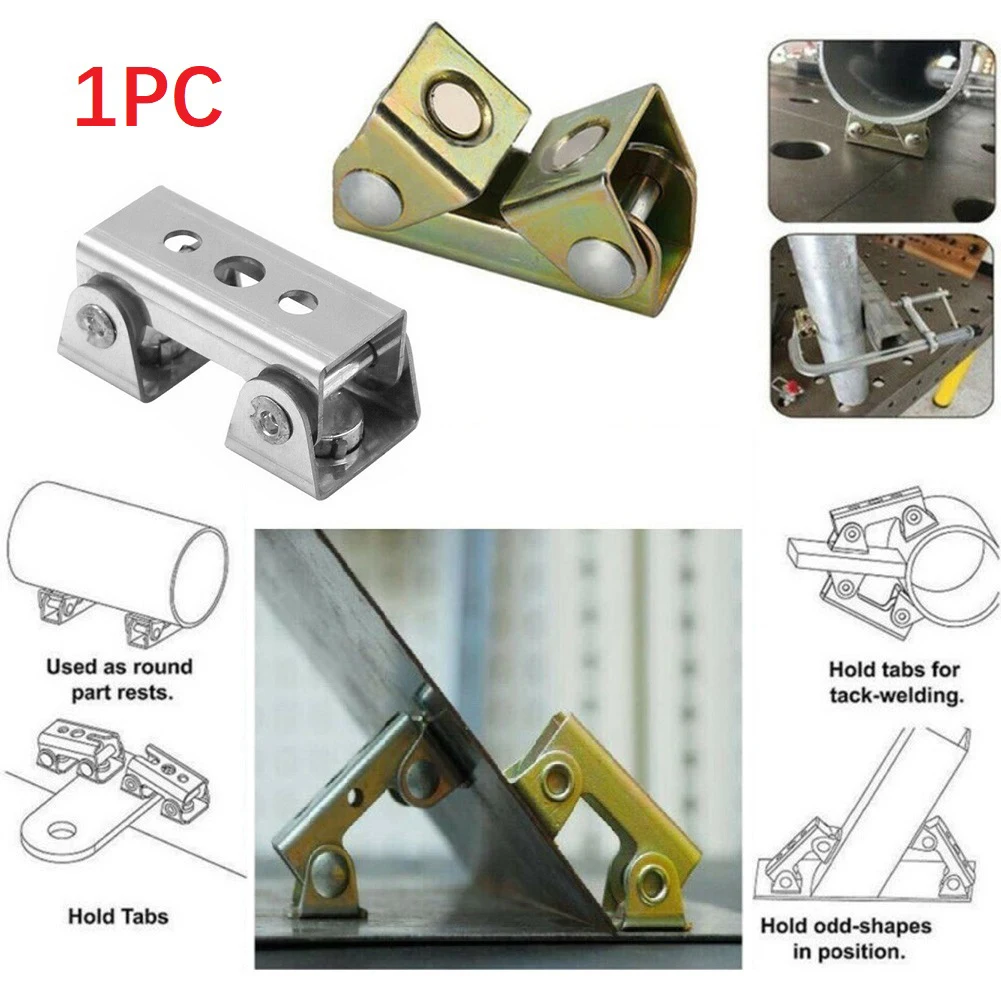 Welding Clamp Welding Holder V-Pads V-shaped Welding Holder V-type Clamps Welding Fixture Adjustable Magnetic V-type
Welding Clamp Welding Holder V-Pads V-shaped Welding Holder V-type Clamps Welding Fixture Adjustable Magnetic V-type