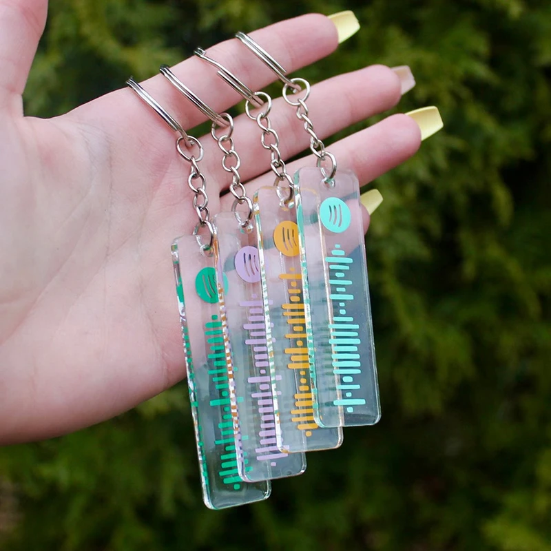 Персонализированные акриловые брелки музыка Spotify код для женщин и мужчин пользовательские полосы песня певица код влюбленных пар кольцо дл...
Персонализированные акриловые брелки музыка Spotify код для женщин и мужчин пользовательские полосы песня певица код влюбленных пар кольцо дл...