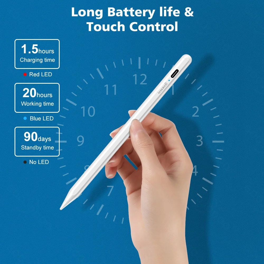 For Apple Pencil 1 2 iPad Pencil Stylus Pen for Android IOS Tablet Pen for Xiaomi Huawei Samsung Touch Pen
For Apple Pencil 1 2 iPad Pencil Stylus Pen for Android IOS Tablet Pen for Xiaomi Huawei Samsung Touch Pen