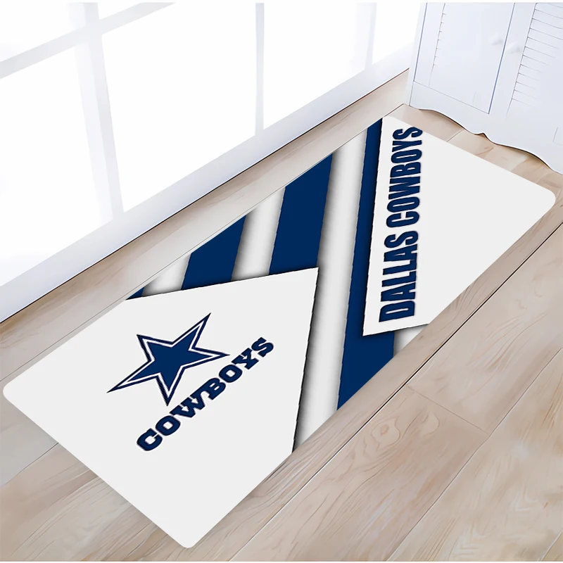 Домашний кухонный ковер Dallas Cowboys, напольный коврик для ванной, коврики для гостиной, для спальни, коврик для входной двери, ковры для прихожей
Домашний кухонный ковер Dallas Cowboys, напольный коврик для ванной, коврики для гостиной, для спальни, коврик для входной двери, ковры для прихожей