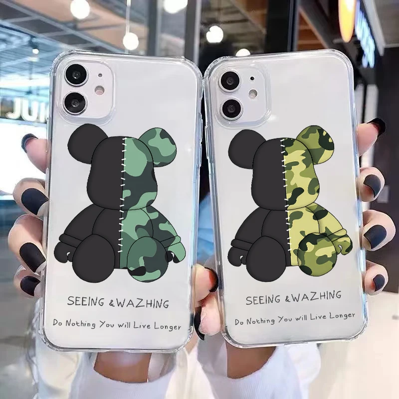 Fashion Bear Phone Cases For iPhone 12 11 Pro MAX 6S 7 8 Plus XS MAX 12 13 Mini X XR SE 2020 Trend Transparent Fundas Cover
Fashion Bear Phone Cases For iPhone 12 11 Pro MAX 6S 7 8 Plus XS MAX 12 13 Mini X XR SE 2020 Trend Transparent Fundas Cover