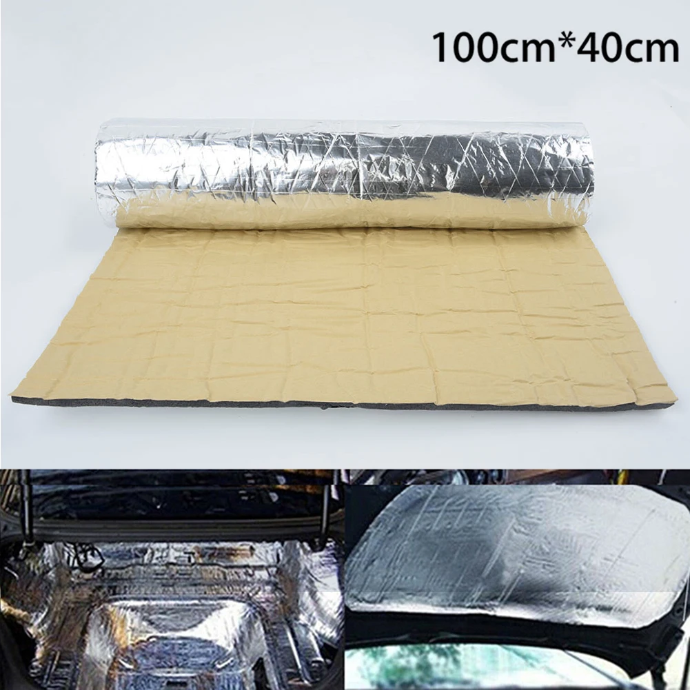 High Quality Car Noise Insulation Heat Sound Pad Car Truck Noise Insulation Mat Car Heat Sound Thermal Proof Pad 100x40cm 5mm
High Quality Car Noise Insulation Heat Sound Pad Car Truck Noise Insulation Mat Car Heat Sound Thermal Proof Pad 100x40cm 5mm