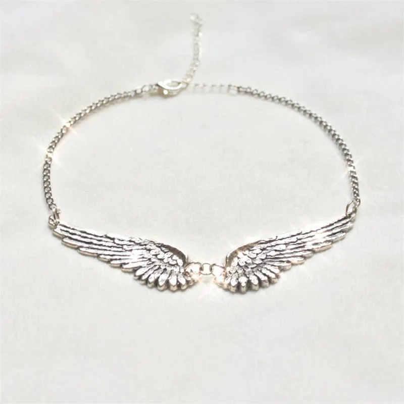 New Fashion Angel Wing Feather Collar Big Pendant Aesthetic Chain Necklace Women's Neckline Bib Wedding Tribal Gift
New Fashion Angel Wing Feather Collar Big Pendant Aesthetic Chain Necklace Women's Neckline Bib Wedding Tribal Gift