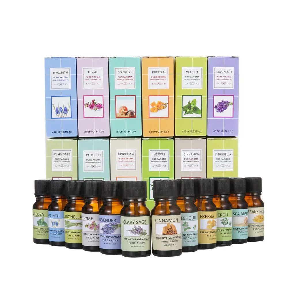 Essential Oil Pure for Aromatherapy Diffuser humidifier Patchouli Cinnamon Hyacinth Sage Lemongrass Sea breeze Lavender Orange
Essential Oil Pure for Aromatherapy Diffuser humidifier Patchouli Cinnamon Hyacinth Sage Lemongrass Sea breeze Lavender Orange