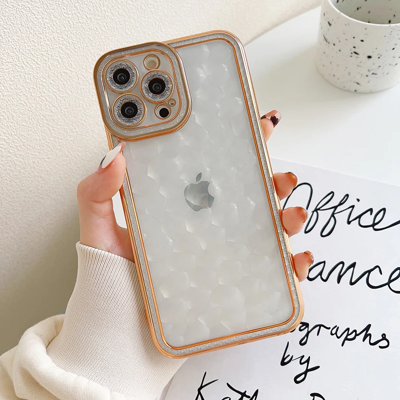 Water Cube Plating Frame Glitter Diamond Case For iPhone 11 13 12 Pro Max XR XS X 7 8 Plus SE 2 3 Clear Soft Silicone Back Cover
Water Cube Plating Frame Glitter Diamond Case For iPhone 11 13 12 Pro Max XR XS X 7 8 Plus SE 2 3 Clear Soft Silicone Back Cover