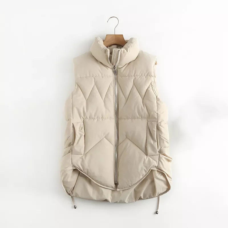 2022NEW Zipper Sleeveless Jacket Women Vest Thicker Warm Waistcoat Korean Padded Vest Coat Irregular Hem Jacket
2022NEW Zipper Sleeveless Jacket Women Vest Thicker Warm Waistcoat Korean Padded Vest Coat Irregular Hem Jacket