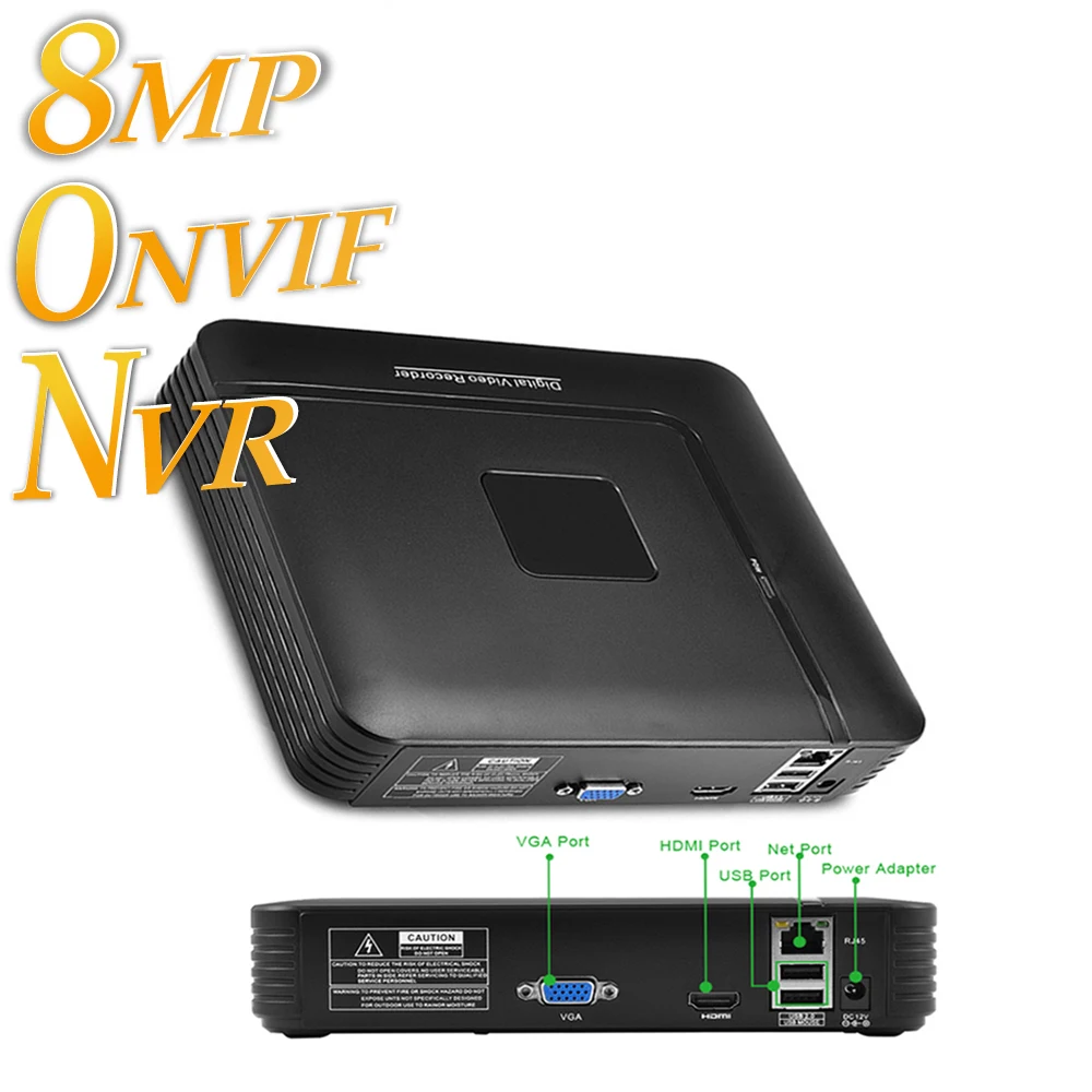HAMROL 4K 8MP CCTV NVR H.265 ONVIF 9CH/16CH/32CH Mini Network Video Recorder Xmeye IE Cloud Face Detection Surveillance Recorder
HAMROL 4K 8MP CCTV NVR H.265 ONVIF 9CH/16CH/32CH Mini Network Video Recorder Xmeye IE Cloud Face Detection Surveillance Recorder