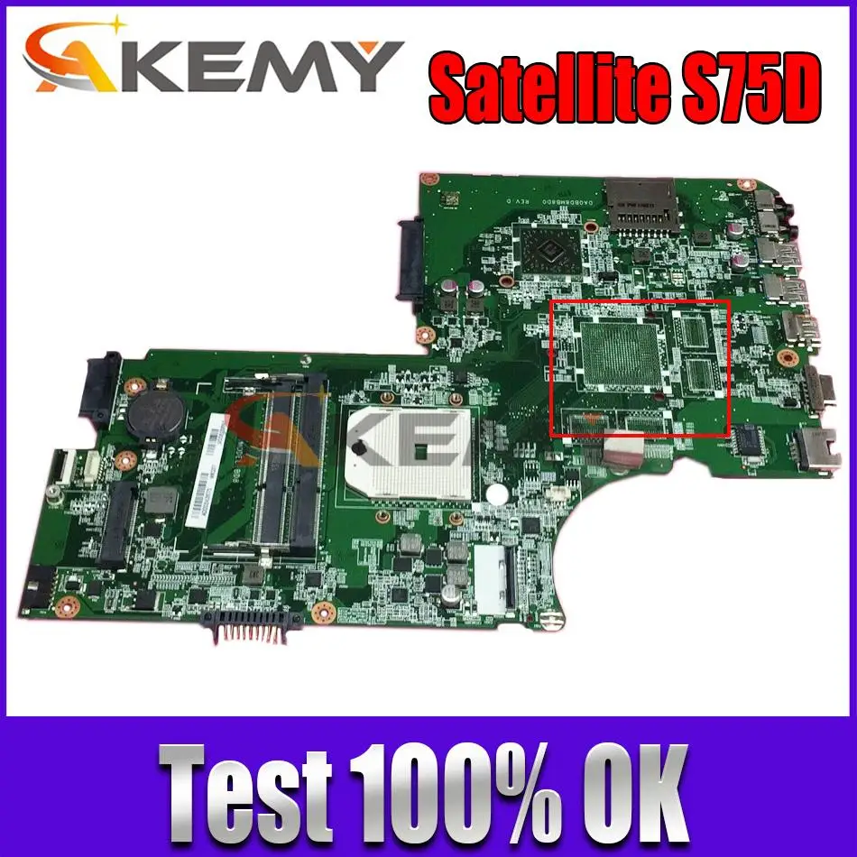 For TOSHIBA Satellite S75D socket FS1 DA0BD8MB8D0 DDR3 Notebook motherboard Mainboard full test 100% work
For TOSHIBA Satellite S75D socket FS1 DA0BD8MB8D0 DDR3 Notebook motherboard Mainboard full test 100% work