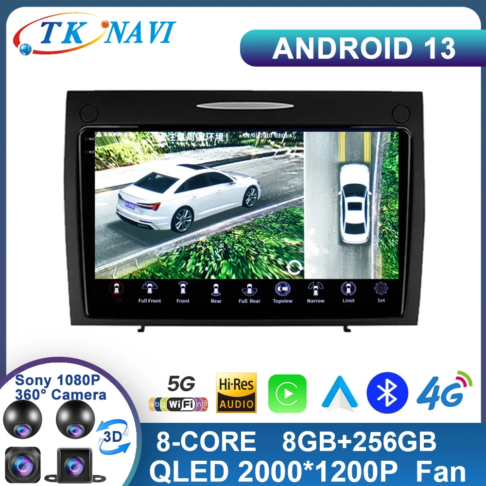 

Android 13 For Mercedes Benz Classe SLK R171 SLK200 SLK280 SLK300 2000-2011 Lettore Video Multimediale Per Auto GPS Carplay WIFI