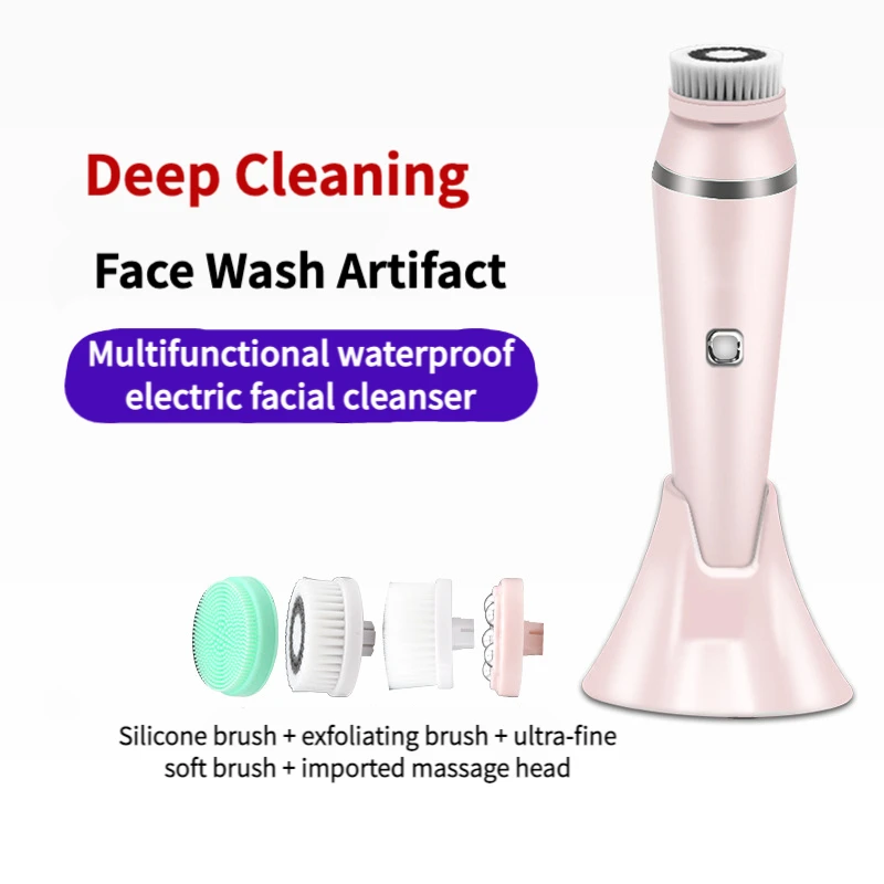2022Silicone Facial Cleanser,Multifunctional Waterproof Rechargeable Face Wash,Ultrasonic Pore Cleaner,4-in-1 Electric Face Wash
2022Silicone Facial Cleanser,Multifunctional Waterproof Rechargeable Face Wash,Ultrasonic Pore Cleaner,4-in-1 Electric Face Wash