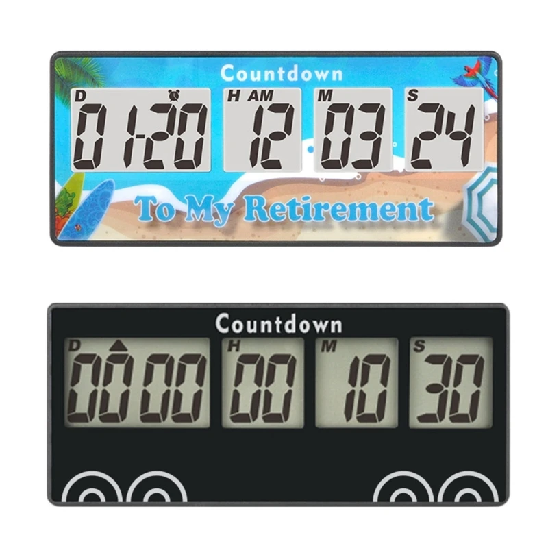 

Digital Timer Countdown 9999-Days Clock LCD Event Reminder Countdown Timer Clock G2AB