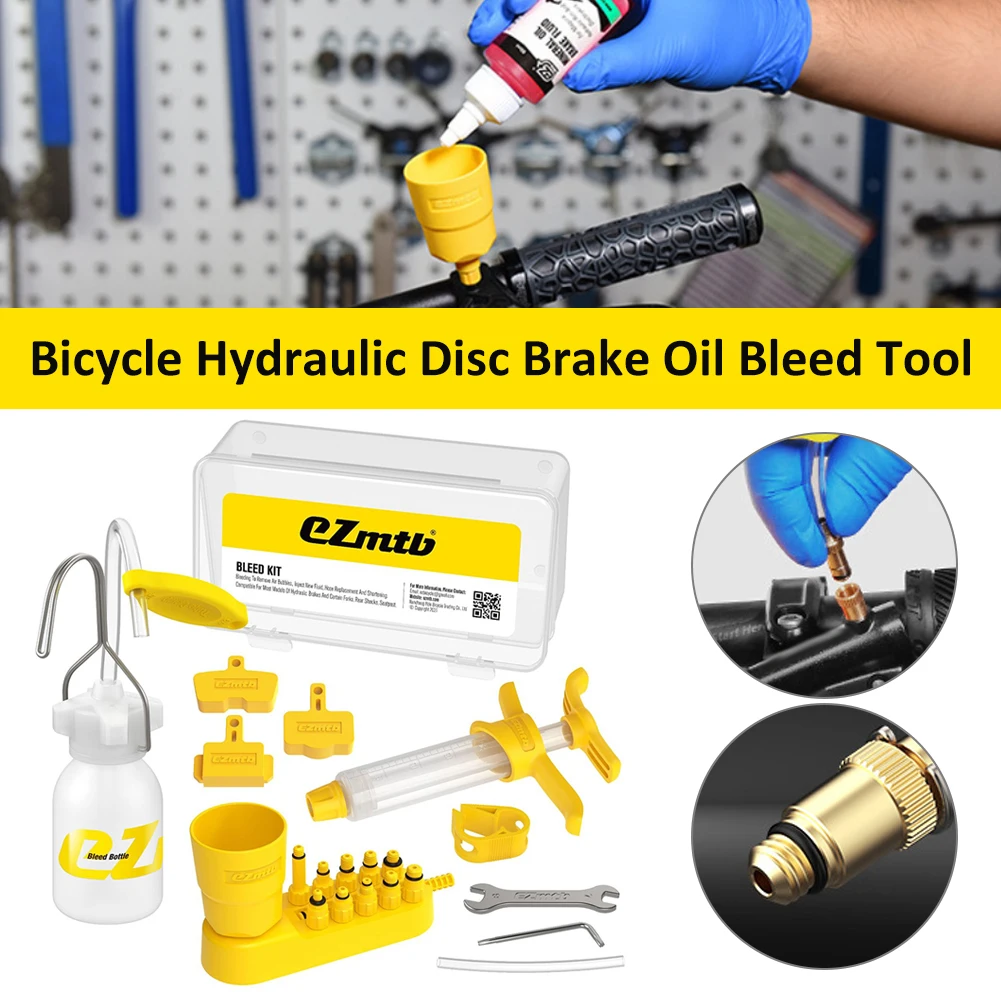 New Hot MTB Bicycle Hydraulic Disc Brake Oil Bleed Kit for SRAM SHIMANO MAGURA Avid Series MTB Road Bike Brake Repair Tools
New Hot MTB Bicycle Hydraulic Disc Brake Oil Bleed Kit for SRAM SHIMANO MAGURA Avid Series MTB Road Bike Brake Repair Tools