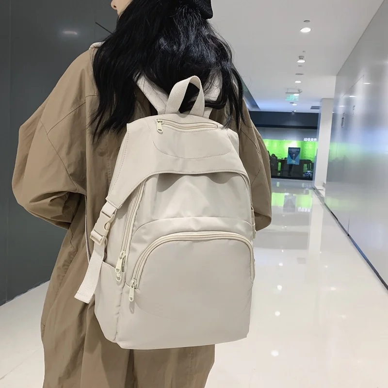 Large Capacity Solid Color Schoolbag College Student Backpack Female Simple Japanese High School Backpack Waterproof Backpack
Large Capacity Solid Color Schoolbag College Student Backpack Female Simple Japanese High School Backpack Waterproof Backpack