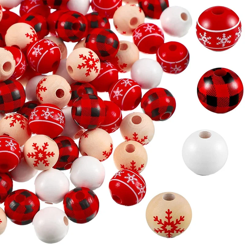 180 Pieces Christmas Wood Beads For Craft Farmhouse Natural Wooden Beads Boho Bead Round Beads For Xmas Home Decor
180 Pieces Christmas Wood Beads For Craft Farmhouse Natural Wooden Beads Boho Bead Round Beads For Xmas Home Decor