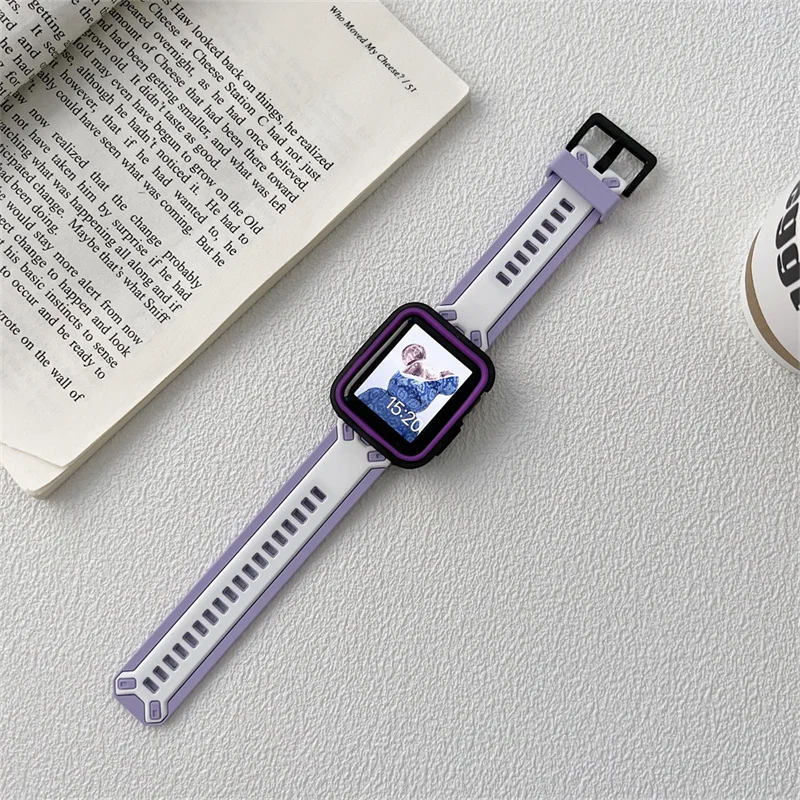 Bicolor Silicone+Strap For Apple Watch Band 49mm 41mm 45mm 38mm 40mm 42mm 44mm For Iwatch Series 8 7 6 5 4 3 SE 2 1 Sports Bands
Bicolor Silicone+Strap For Apple Watch Band 49mm 41mm 45mm 38mm 40mm 42mm 44mm For Iwatch Series 8 7 6 5 4 3 SE 2 1 Sports Bands
