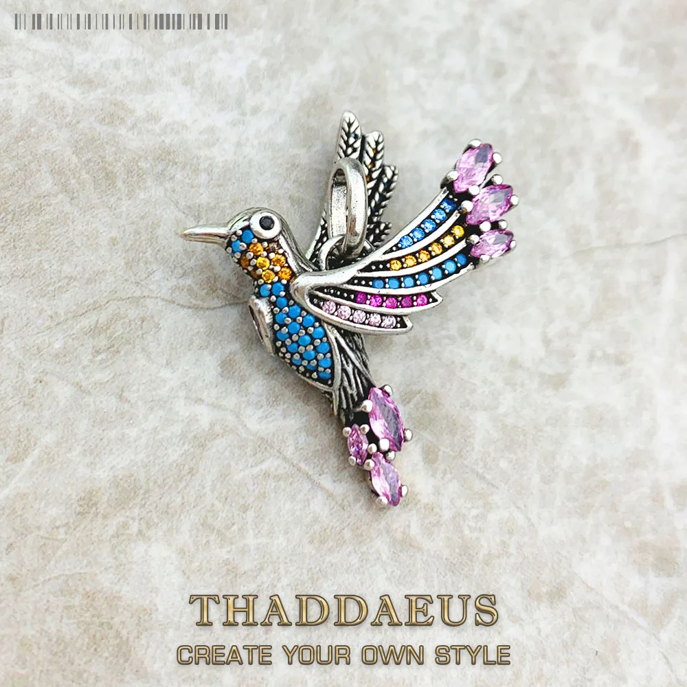 Pendants Colourful Hummingbird Summer New Jewelry Real 925 Sterling Silver Accessorie Gift For Women
Pendants Colourful Hummingbird Summer New Jewelry Real 925 Sterling Silver Accessorie Gift For Women
