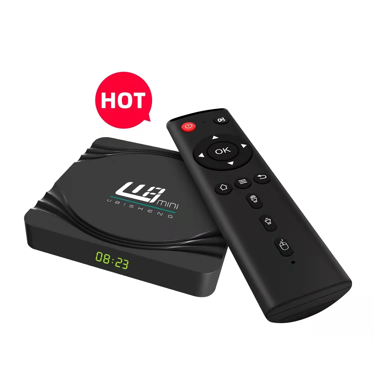 U8 mini Smart TV Box Quad Core 4K HD Output WIFI 1G+8G Television Media Player HD WiFi Multimedia Player Set Top Box
U8 mini Smart TV Box Quad Core 4K HD Output WIFI 1G+8G Television Media Player HD WiFi Multimedia Player Set Top Box