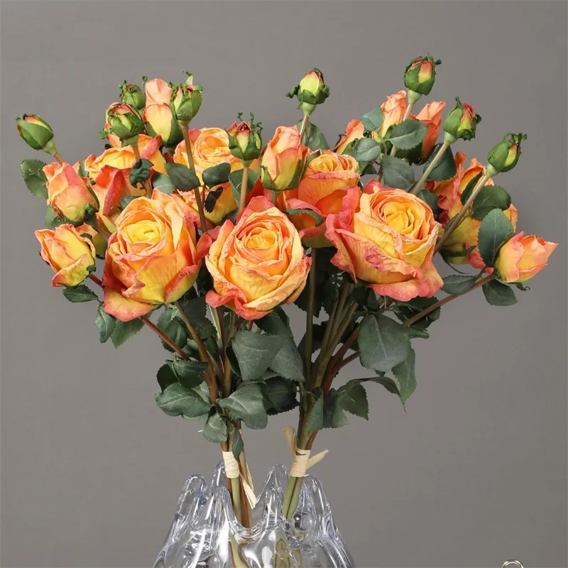 Vintage Peony Artificial Flowers Retro Burnt Edge Rose Bouquet Home Wedding Party Vase Decoration DIY Wedding Flower Arrangement
Vintage Peony Artificial Flowers Retro Burnt Edge Rose Bouquet Home Wedding Party Vase Decoration DIY Wedding Flower Arrangement