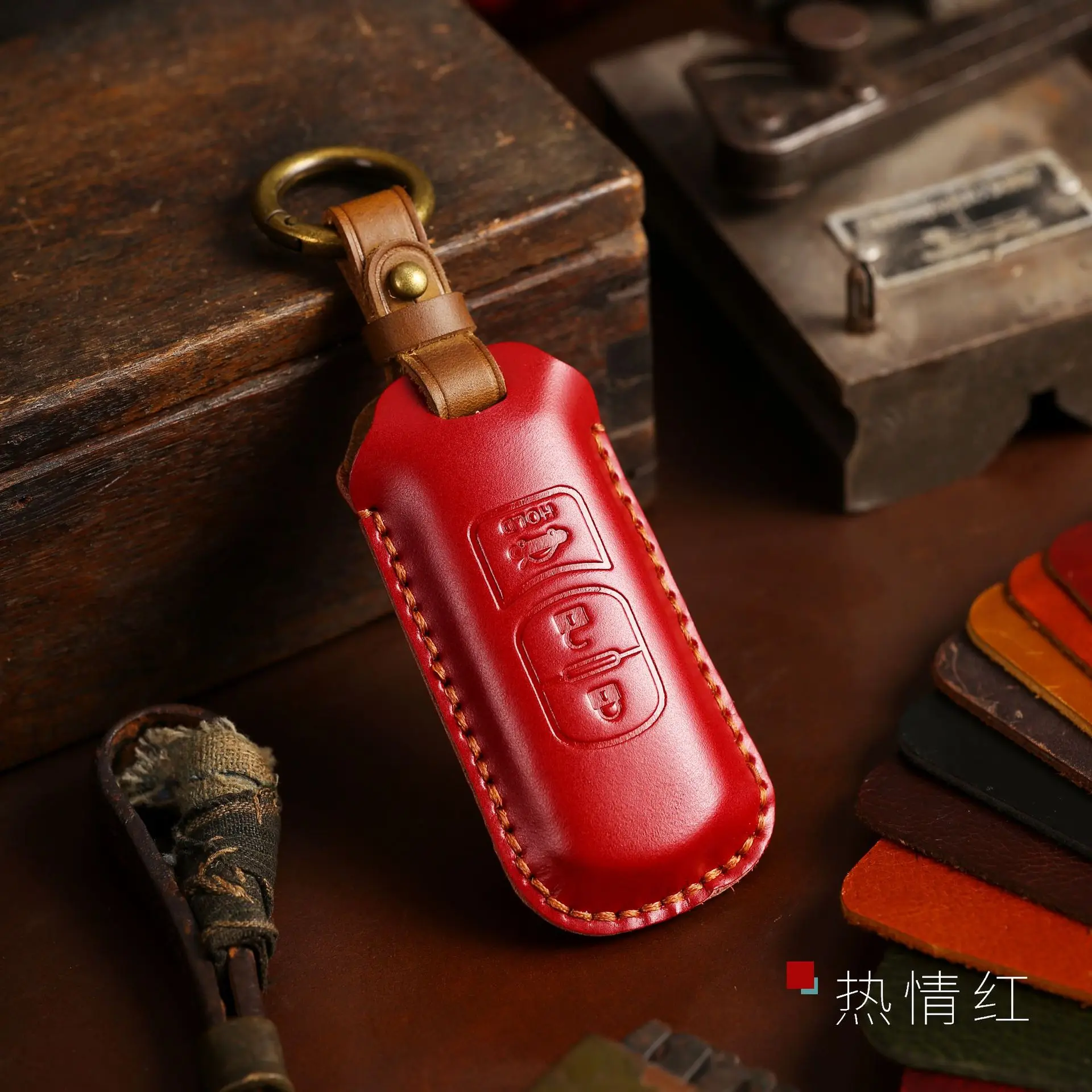 Leather Car Key Case for MazdaCX-4 CX-5 CX-8 CX-9 CX-3 Atez Ankersela Pure Handmade Case Chain Protective Interior Accessories
Leather Car Key Case for MazdaCX-4 CX-5 CX-8 CX-9 CX-3 Atez Ankersela Pure Handmade Case Chain Protective Interior Accessories