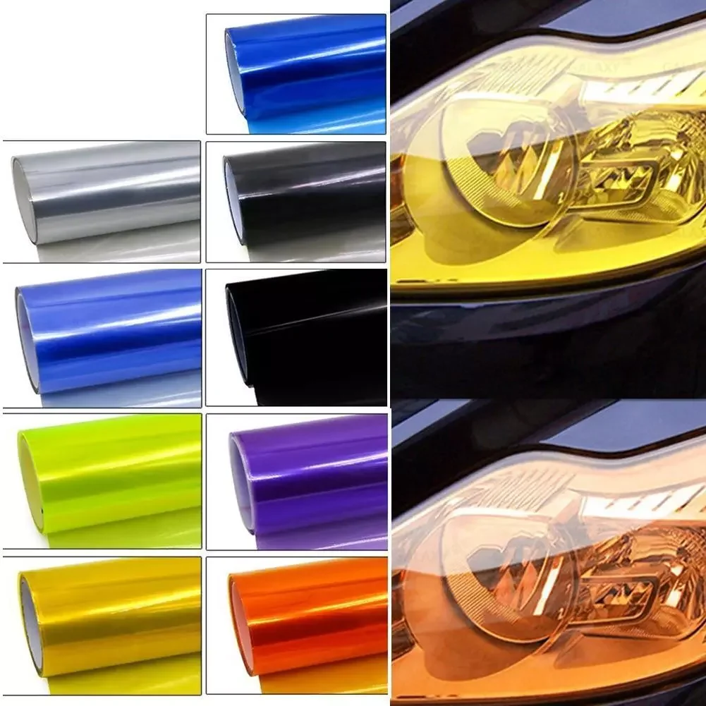 30*60cm Car Color Bright Light Headlight Taillight Tint Vinyl Film Sticker Fog Light Lamp Film
30*60cm Car Color Bright Light Headlight Taillight Tint Vinyl Film Sticker Fog Light Lamp Film