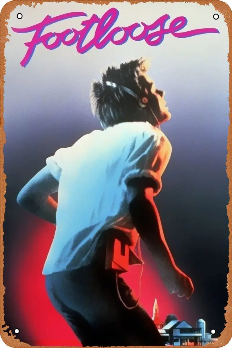 Classic Movie Poster Footloose 1984 Metal Tin Sign Vintage Plaque Poster for Home Kitchen Garage Bar Pub Gift 12 X 8 Inches
Classic Movie Poster Footloose 1984 Metal Tin Sign Vintage Plaque Poster for Home Kitchen Garage Bar Pub Gift 12 X 8 Inches