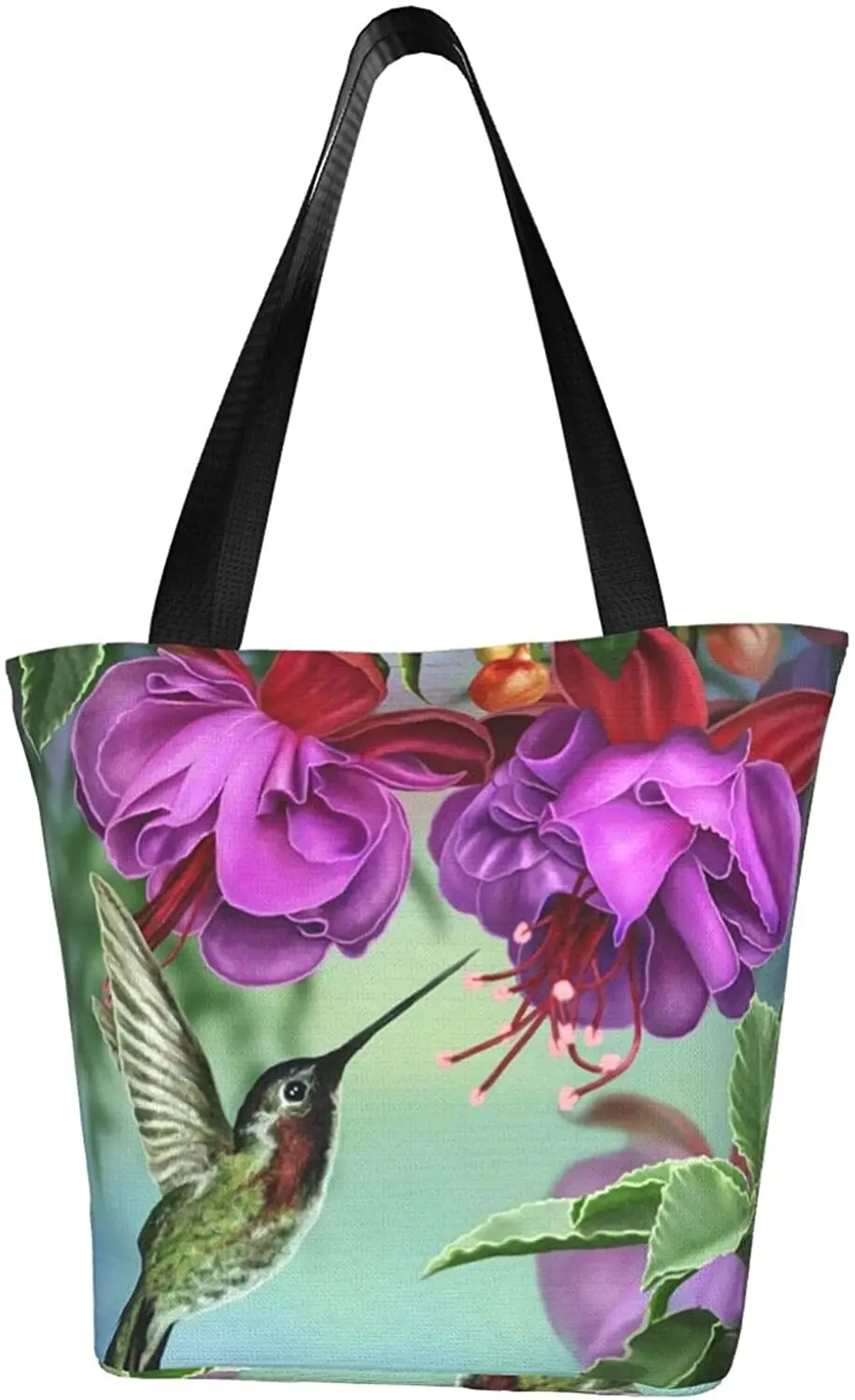 Floral Hummingbird Reusable Tote Bag Women Large Casual Handbag Shoulder Bags for Shopping Groceries Travel Outdoors
Floral Hummingbird Reusable Tote Bag Women Large Casual Handbag Shoulder Bags for Shopping Groceries Travel Outdoors