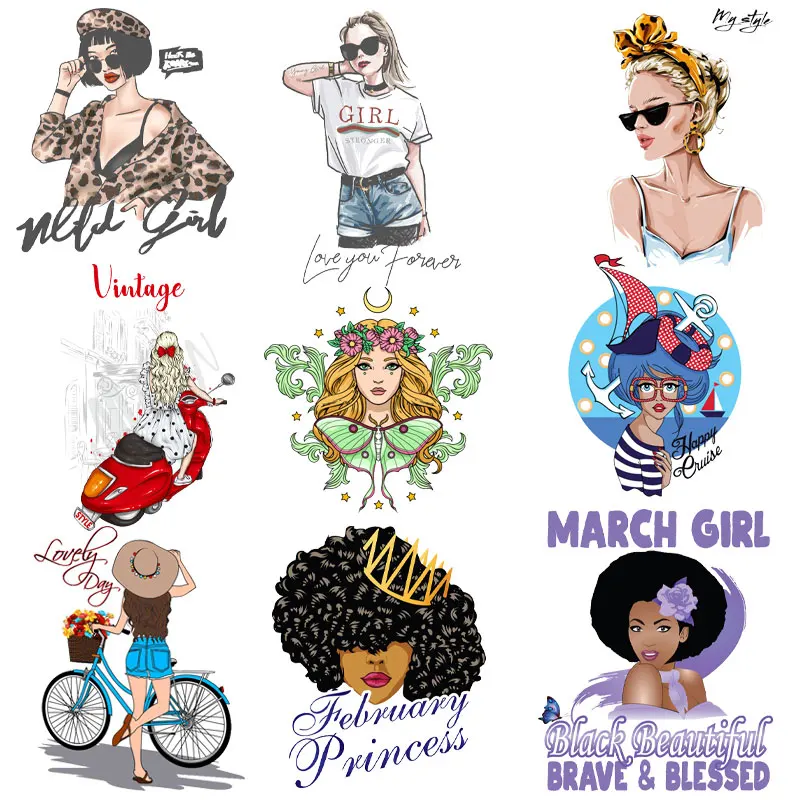Fashion Woman Patches for Clothing Thermoadhesive Patches Designer Patches for Clothes Iron on Patches for T-shirts Applique
Fashion Woman Patches for Clothing Thermoadhesive Patches Designer Patches for Clothes Iron on Patches for T-shirts Applique