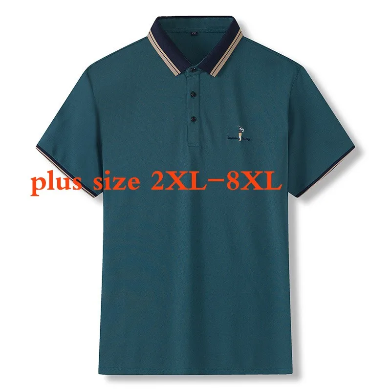 New Arrival Fashion Suepr Large Summer Short Sleeved Men Casual Turn-down Collar Knitted T-shirt Plus Size 2XL-4XL5XL6XL7XL8XL
New Arrival Fashion Suepr Large Summer Short Sleeved Men Casual Turn-down Collar Knitted T-shirt Plus Size 2XL-4XL5XL6XL7XL8XL