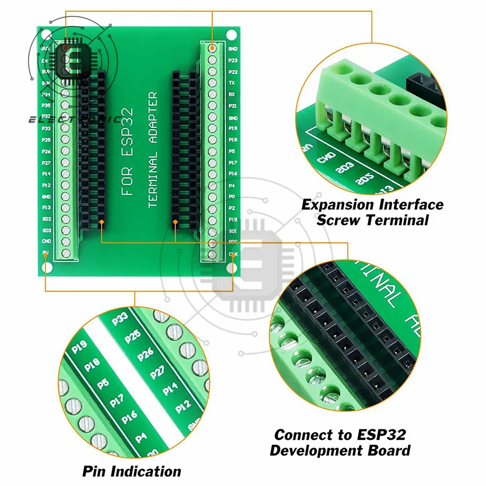 ESP32 Development Board WiFi And Bluetooth-compatible Ultra-Low Power Consumption Dual Core ESP-32 Expanding Board
ESP32 Development Board WiFi And Bluetooth-compatible Ultra-Low Power Consumption Dual Core ESP-32 Expanding Board