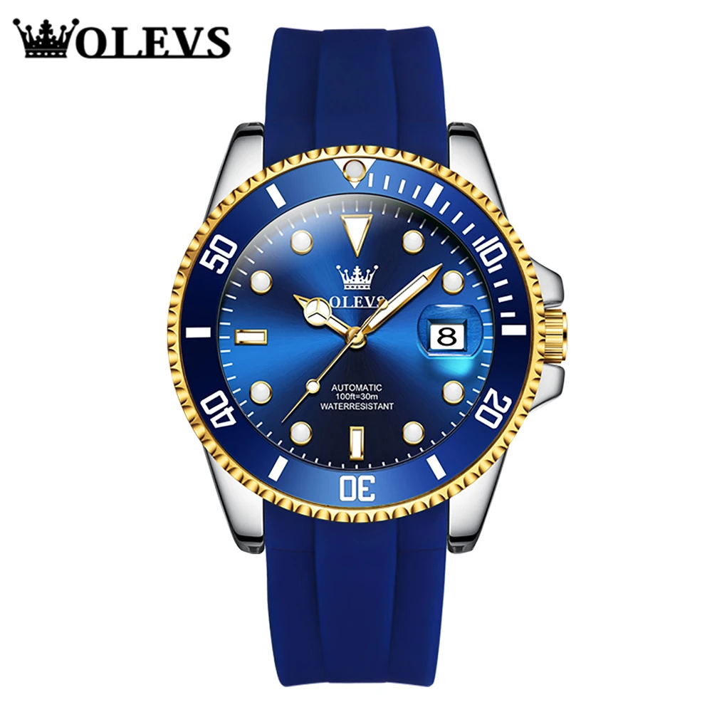 OLEVS Luxury Top Brand Mechanical Wristwatches Original Automatic Movement Men Watch Business Waterproof Silicone Strap Classic
OLEVS Luxury Top Brand Mechanical Wristwatches Original Automatic Movement Men Watch Business Waterproof Silicone Strap Classic