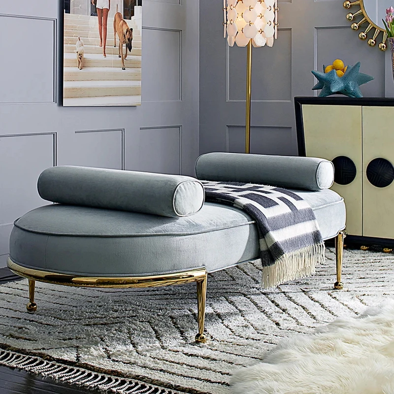 Customized Stainless Steel Living Room Sofa Stool Model Room Metal Cloth Bedroom Bed Stool Personalized Nordic Shoe Stool
Customized Stainless Steel Living Room Sofa Stool Model Room Metal Cloth Bedroom Bed Stool Personalized Nordic Shoe Stool