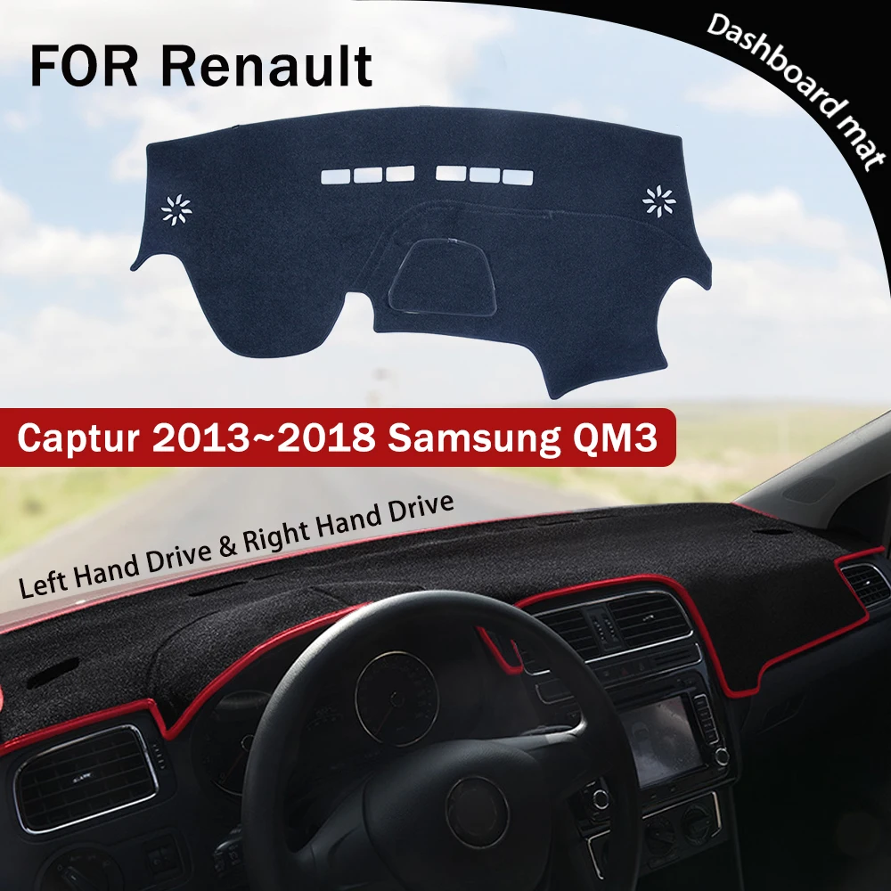 for Renault Captur 2013~2018 Samsung Qm3 Flannel Dashboard Cover Pad Anti-Slip Mat Instrument Panel Pad Front Skid Pad
for Renault Captur 2013~2018 Samsung Qm3 Flannel Dashboard Cover Pad Anti-Slip Mat Instrument Panel Pad Front Skid Pad