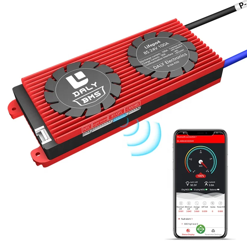 Аккумулятор Daly для хранения солнечной энергии 24 В lifepo4 bms UART 24 В smart bms 8s 100a
Аккумулятор Daly для хранения солнечной энергии 24 В lifepo4 bms UART 24 В smart bms 8s 100a