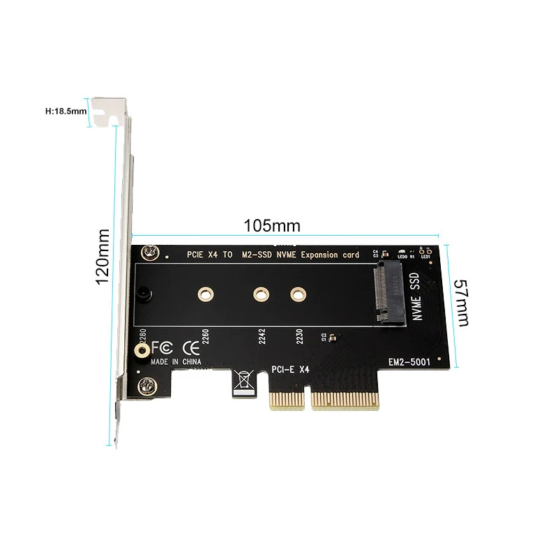 Адаптер PCI-E x1 для M.2 NVMe M Key Slot 3,0 с низкопрофильным кронштейном для Samsung PM961,960EVO,SM961,PM951 M2 SSD
Адаптер PCI-E x1 для M.2 NVMe M Key Slot 3,0 с низкопрофильным кронштейном для Samsung PM961,960EVO,SM961,PM951 M2 SSD